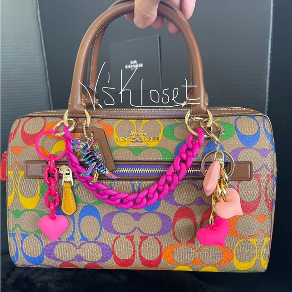 ❤️SOLD❤️Coach Rainbow Purse❤️ - Picture 8 of 9